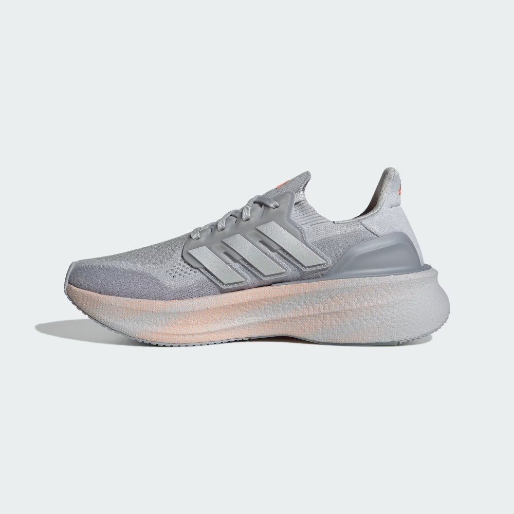 Tênis Adidas Ultraboost 5 – feminino – prata e laranja Cinza 3