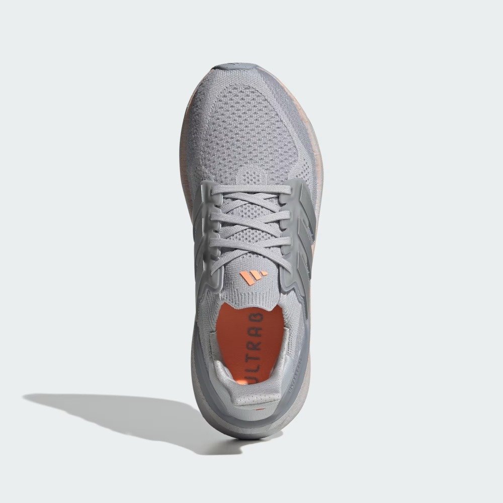 Tênis Adidas Ultraboost 5 – feminino – prata e laranja Cinza 7