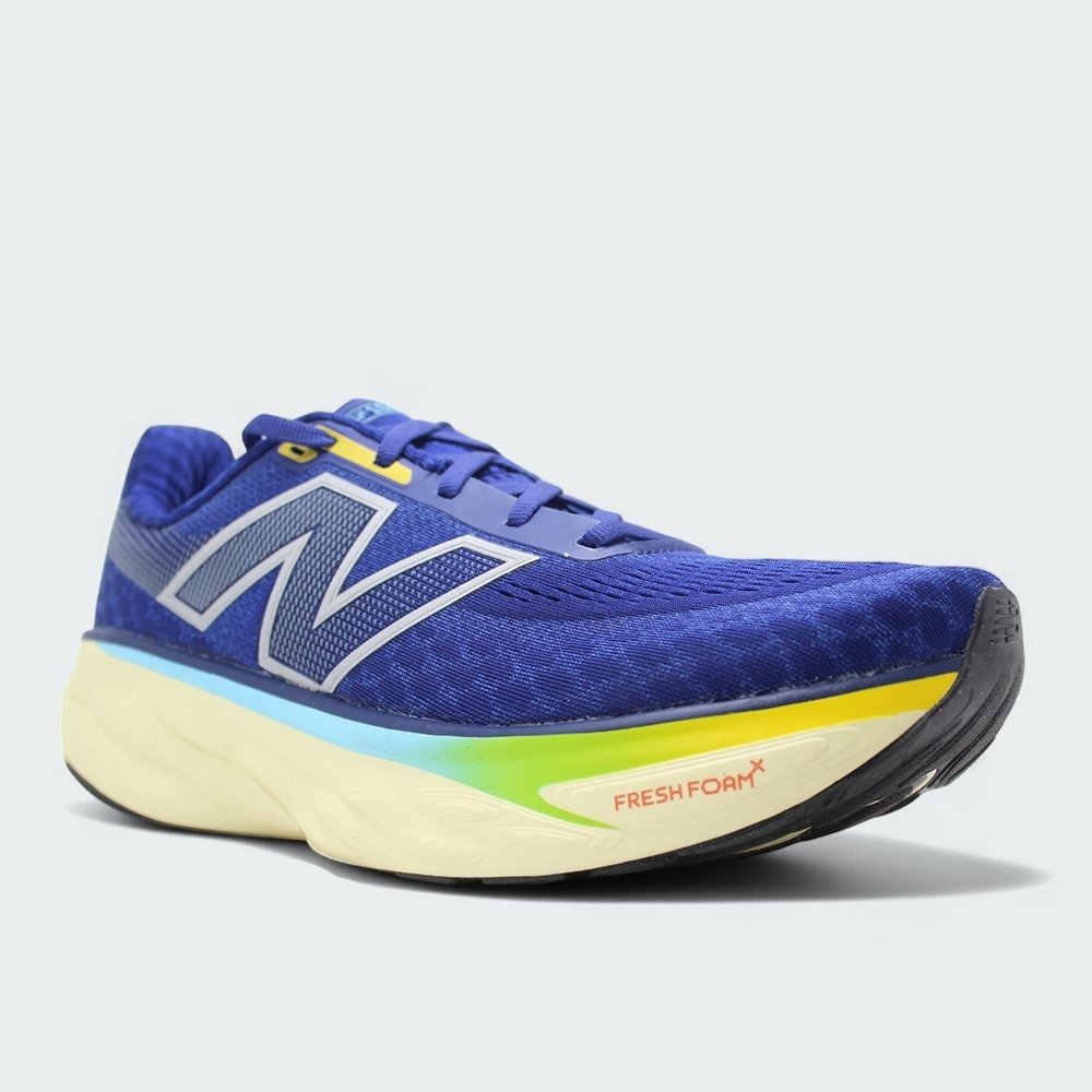 Tenis New Balance Fresh Foam X 1080 V14 - masculino - azul e verde Azul 2
