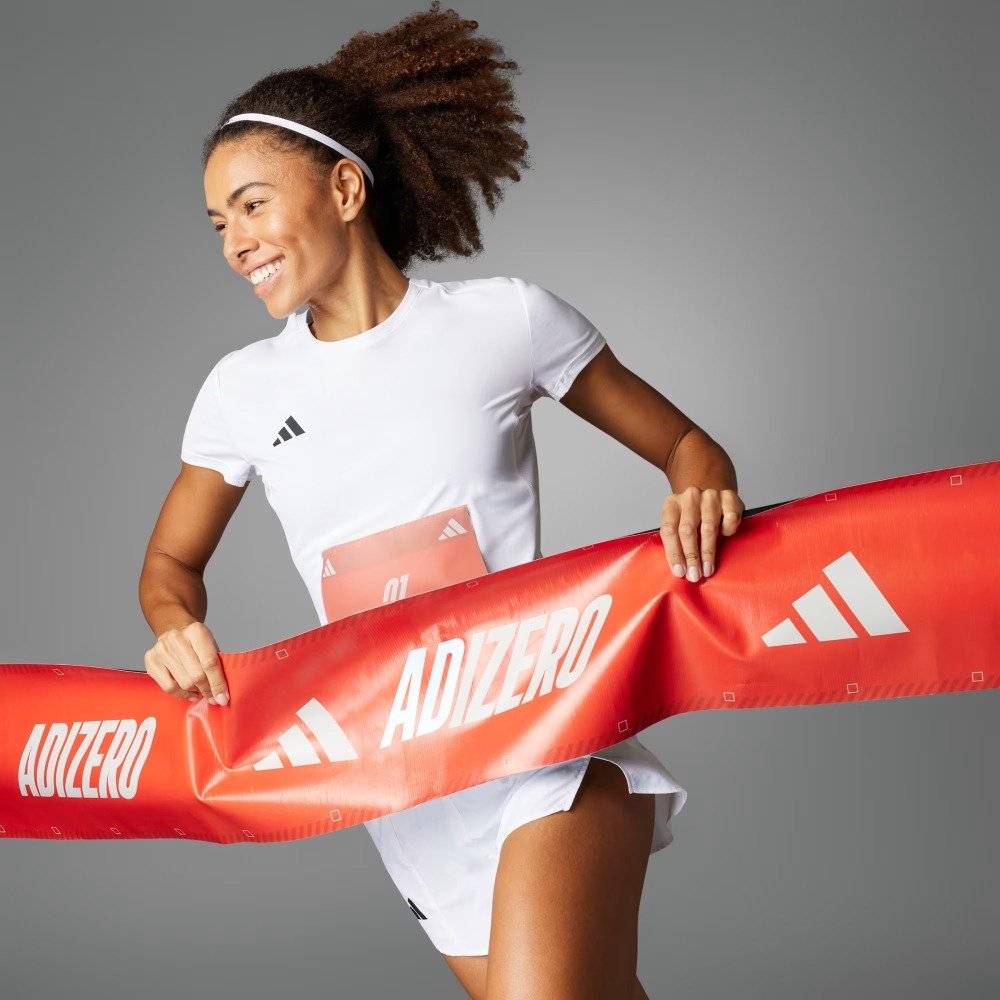 Camiseta Adidas Adizero – feminino – branco Branco 6