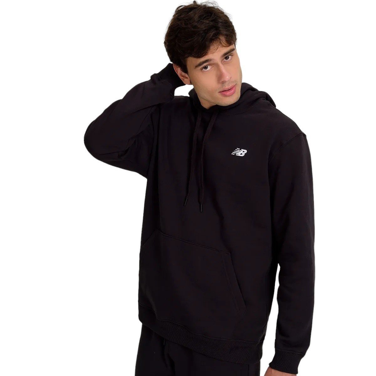 Moletom New Balance Small Logo - masculino - preto