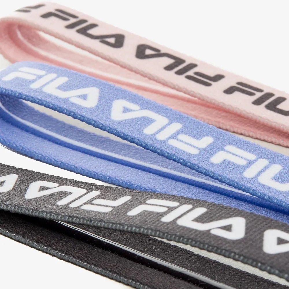 Faixa De Cabelo Fila Kit 3 - unissex - cores sortidas Multicores 2