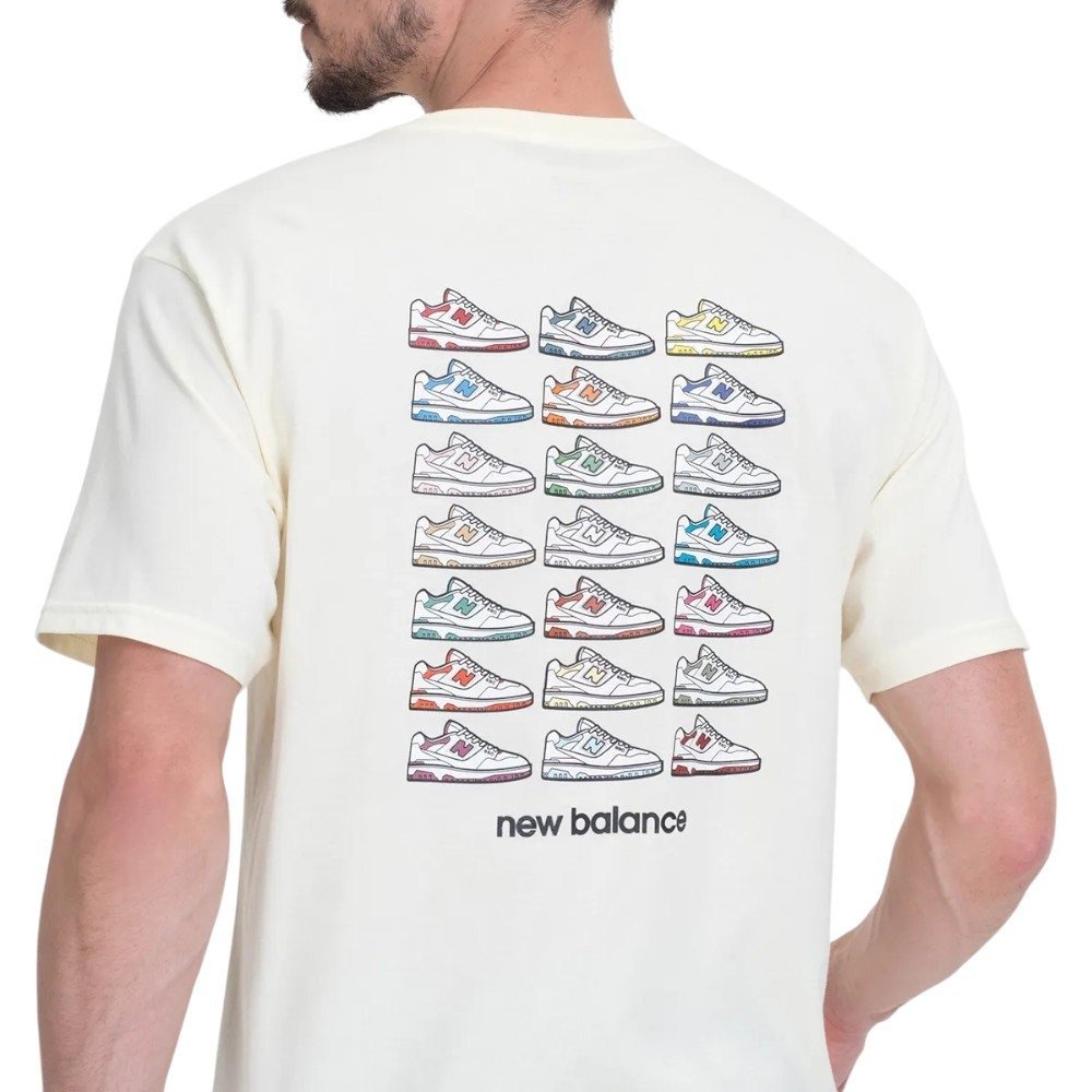 Camiseta New Balance Qt 550 Color - masculino - areia Bege 2