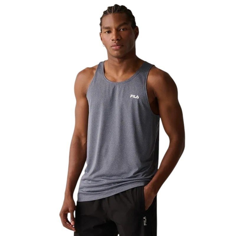 Regata Fila sport melange Lux - masculino - cinza mescla