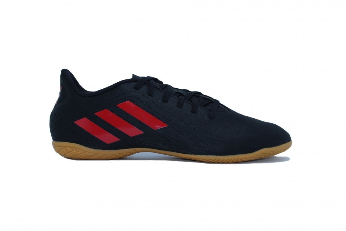 Tenis futsal/indoor Adidas Deportivo - unissex - preto e vermelho