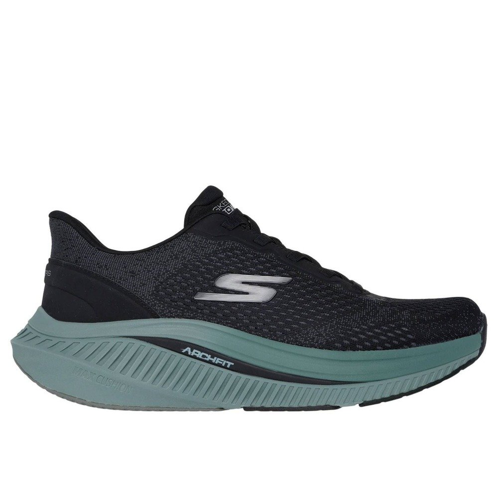 Tênis Skechers Go Walk Max Cushioning Hyper – masculino – preto e verde