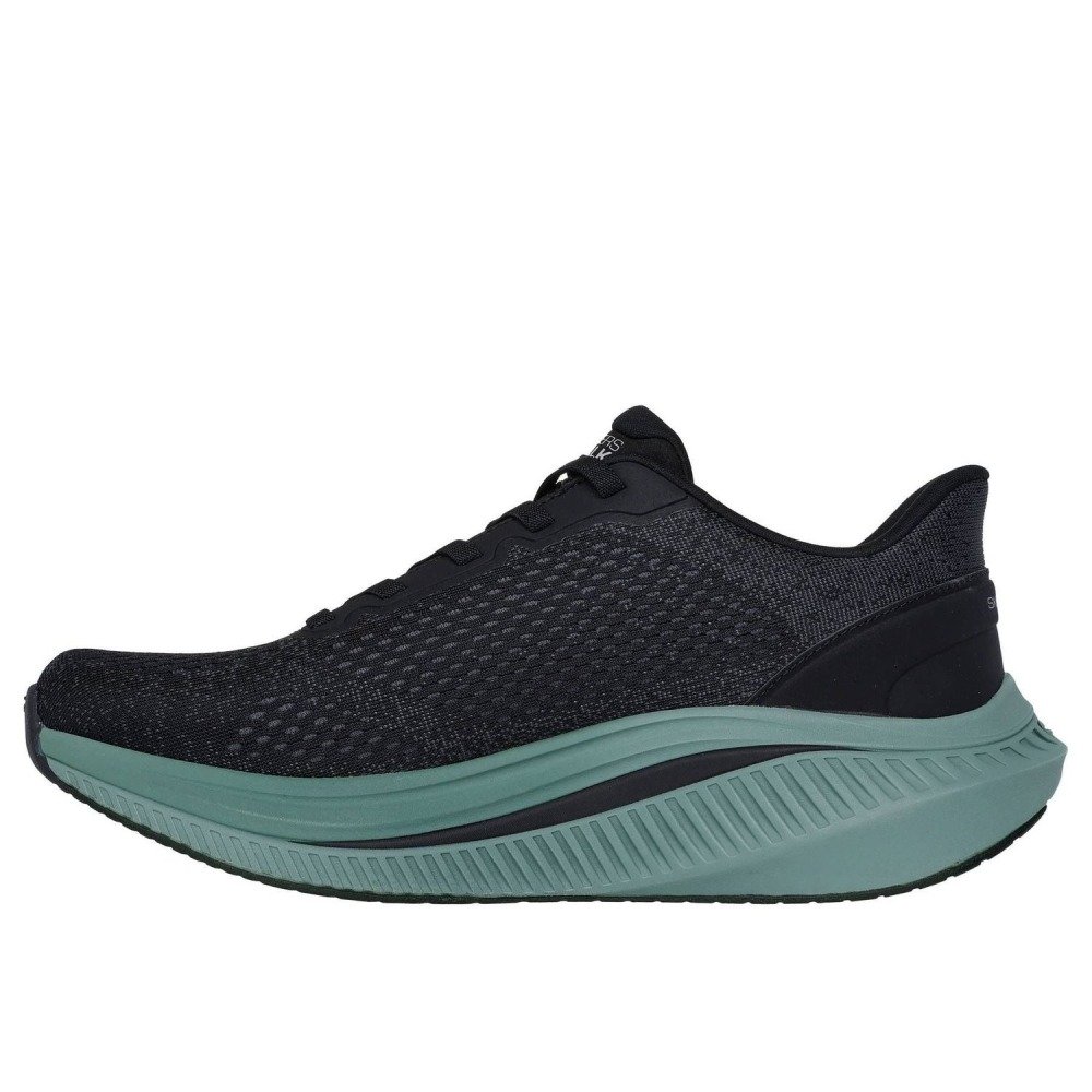 Tênis Skechers Go Walk Max Cushioning Hyper – masculino – preto e verde Preto 3