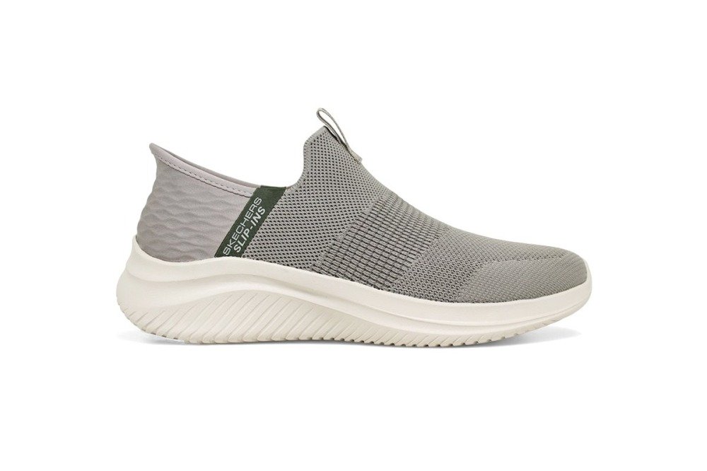 Tenis Skechers Ultra Flex 3.0 Viewpoint - masculino - bege e branco