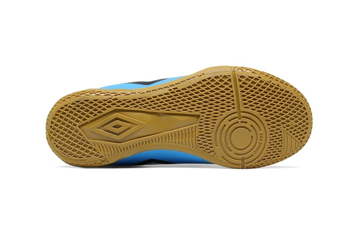 Chuteira Futsal Umbro Cannon - masculino - azul e preto Azul 4
