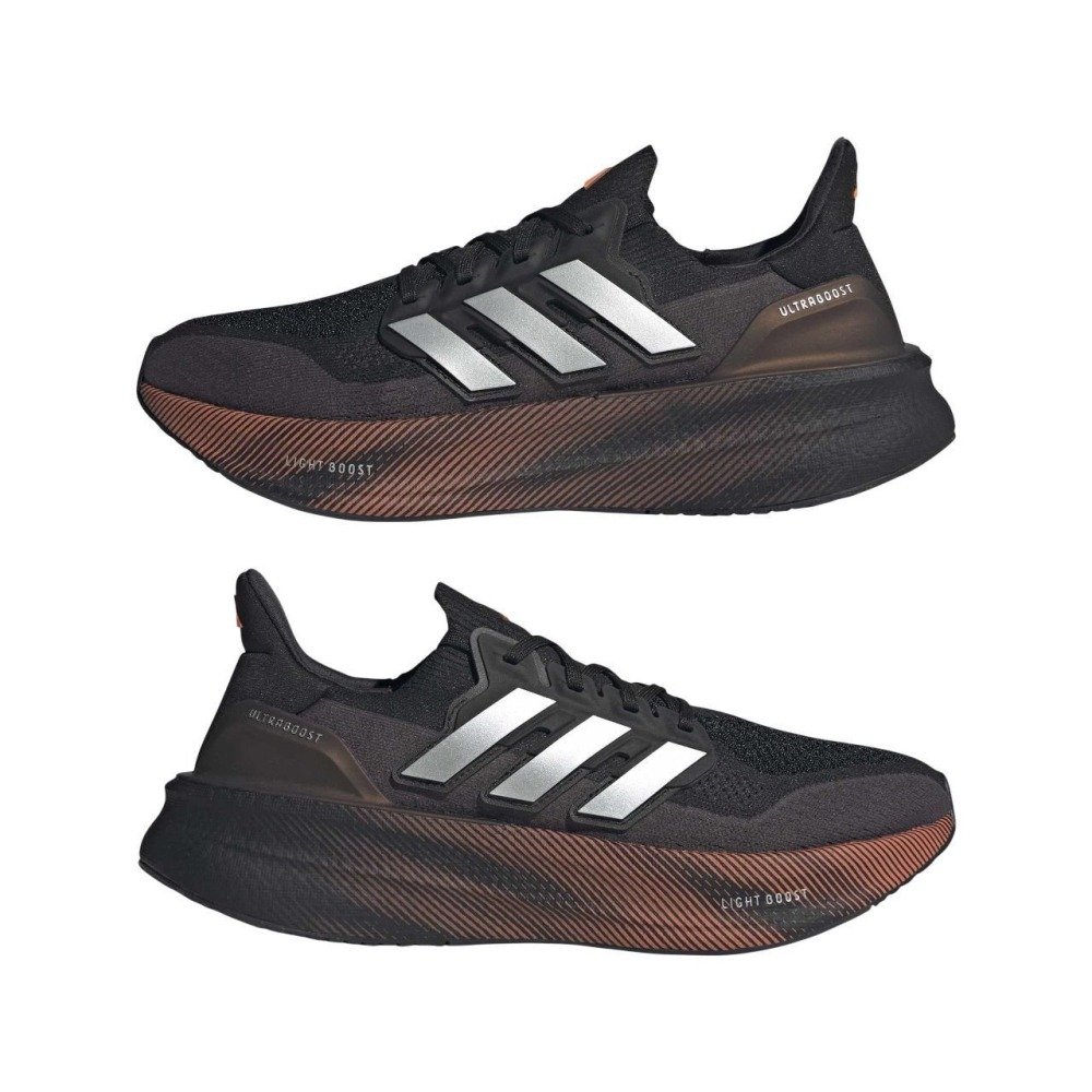 Tênis Adidas Ultraboost 5 – masculino – preto e laranja  Preto 7