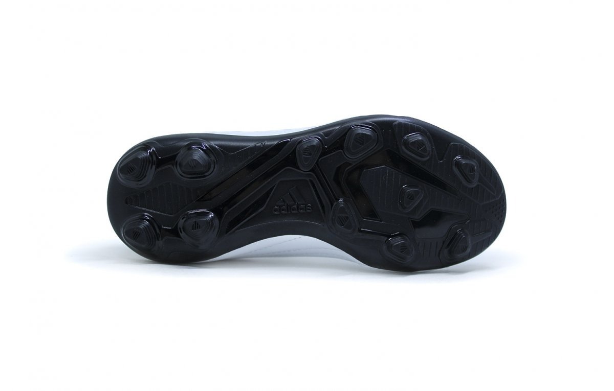 Chuteira campo Adidas Deportivo Ii infantil - unissex - branco e azul Branco 4