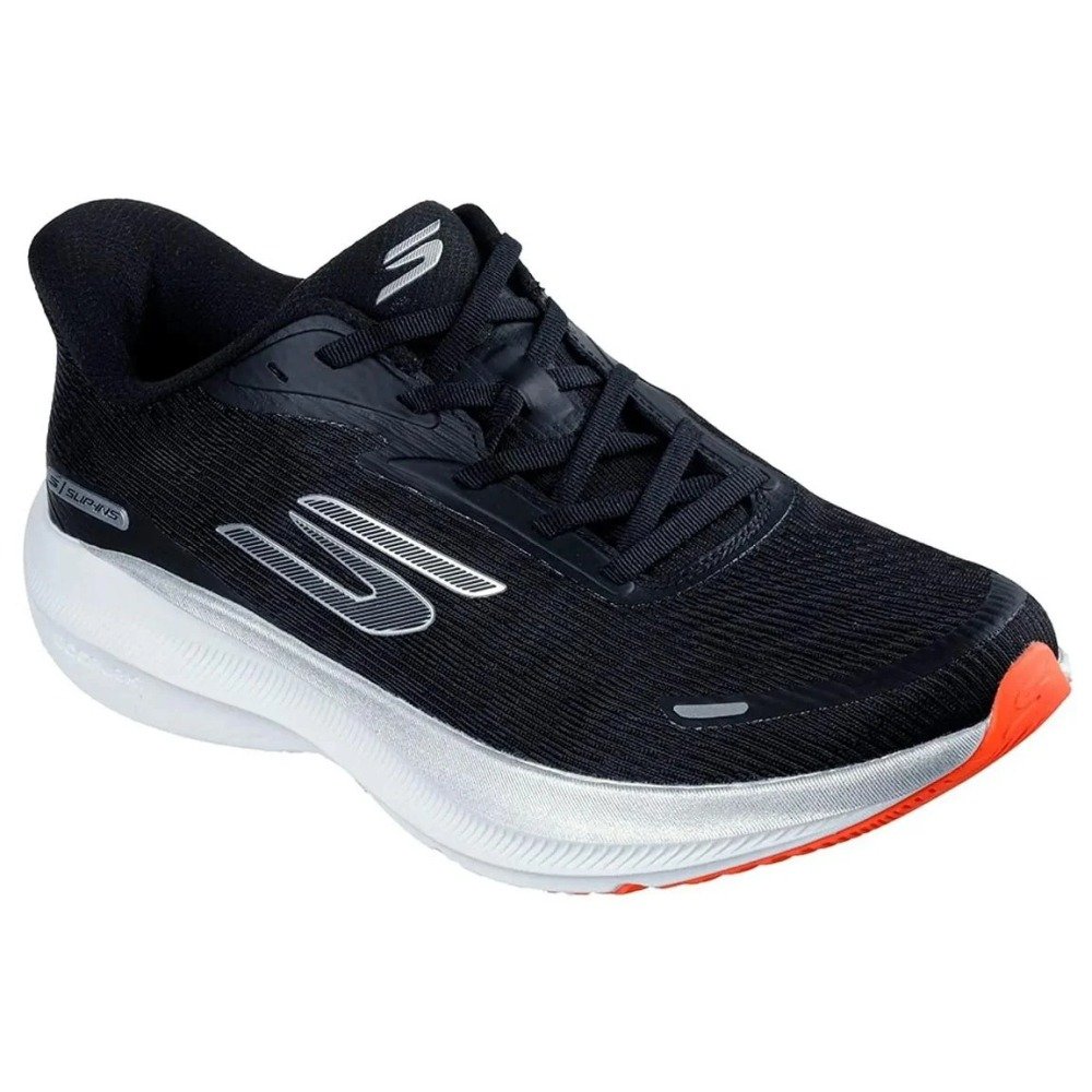 Tênis Skechers Aero Pulse – masculino – preto e branco Preto 2
