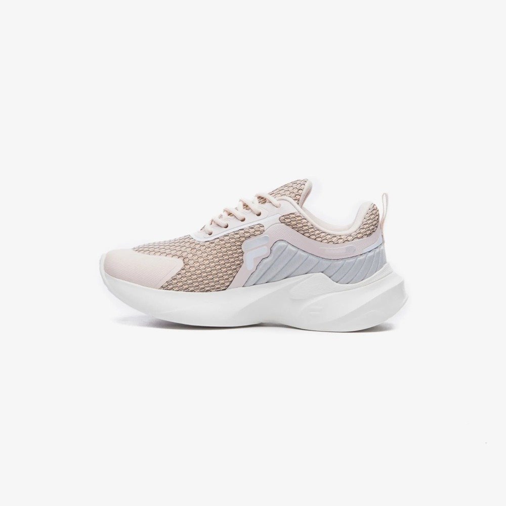 Tenis Fila Progress - infantil - rosa e cinza Bege 2