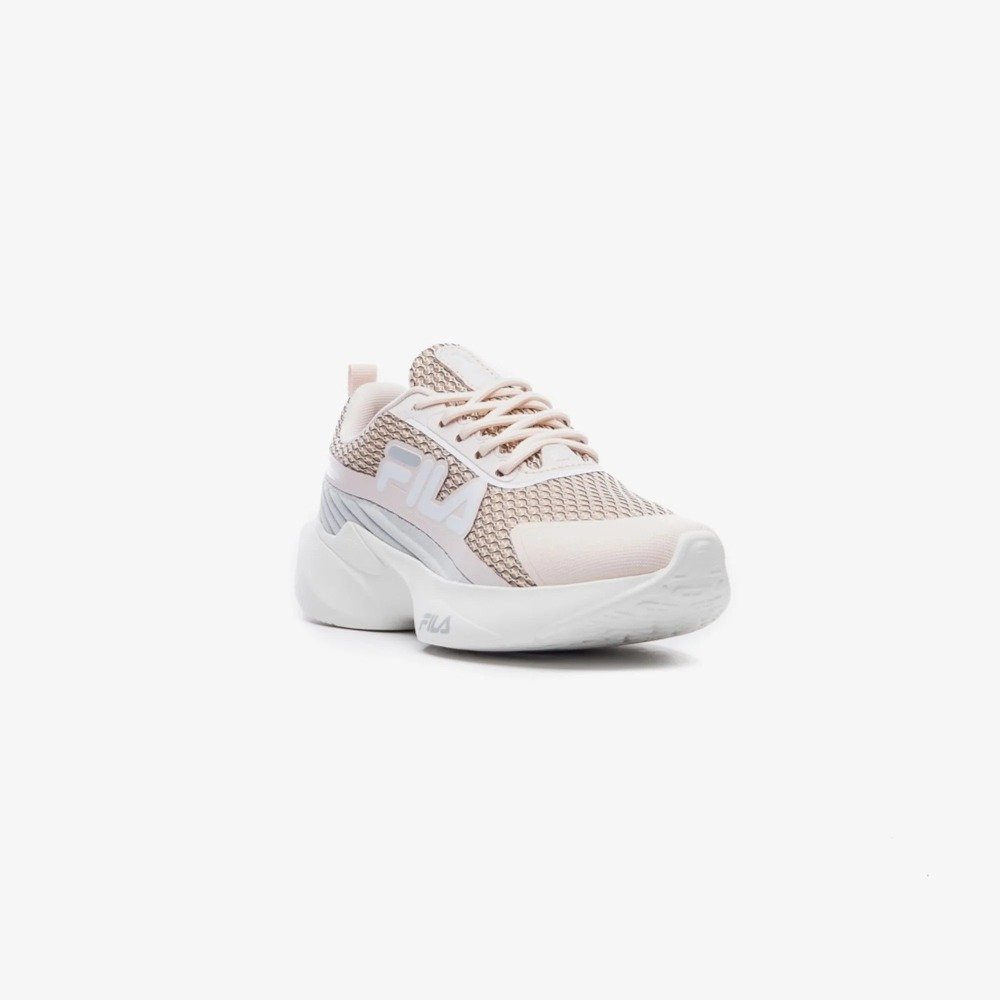 Tenis Fila Progress - infantil - rosa e cinza Bege 3