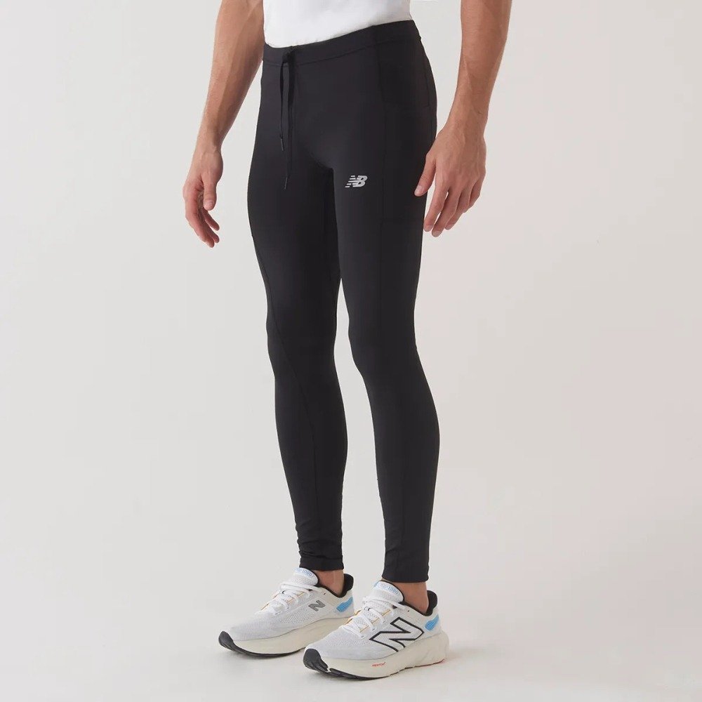 Calca Compressao New Balance Sports Essentials - masculino - preto Preto 2