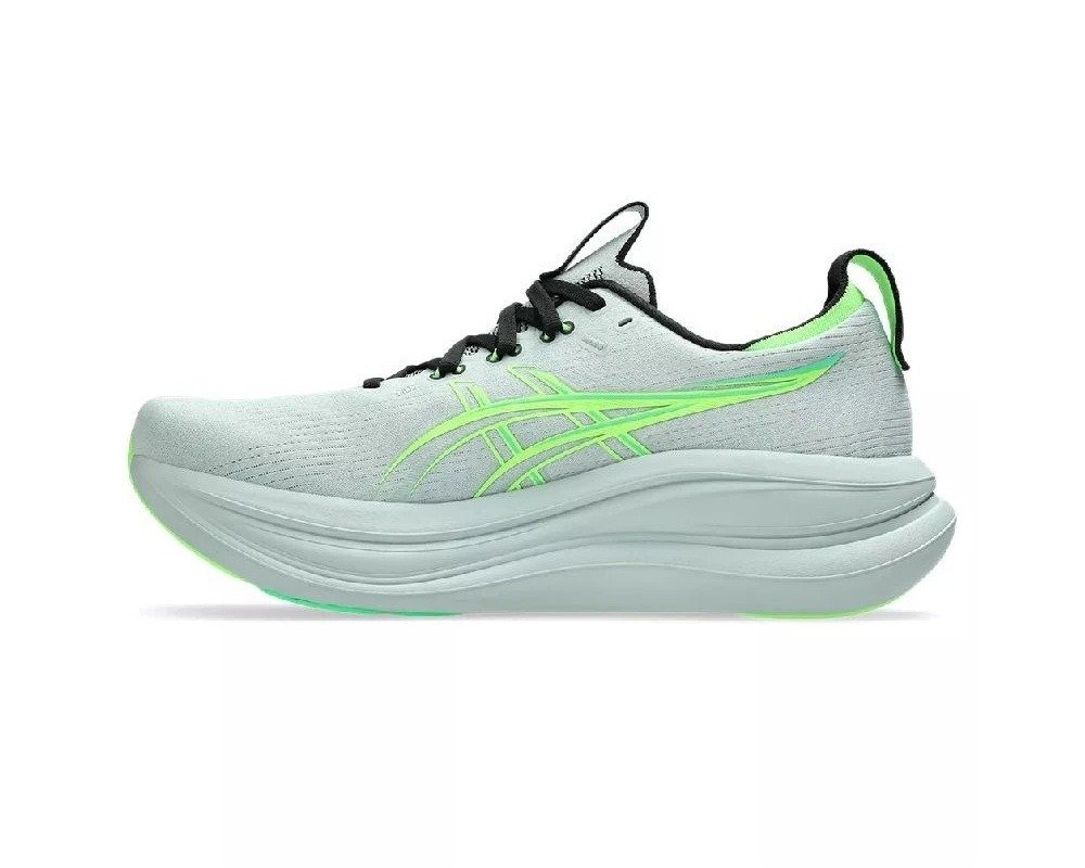 Tênis ASICS Gel Nimbus 28 – masculino – verde e preto Verde 2