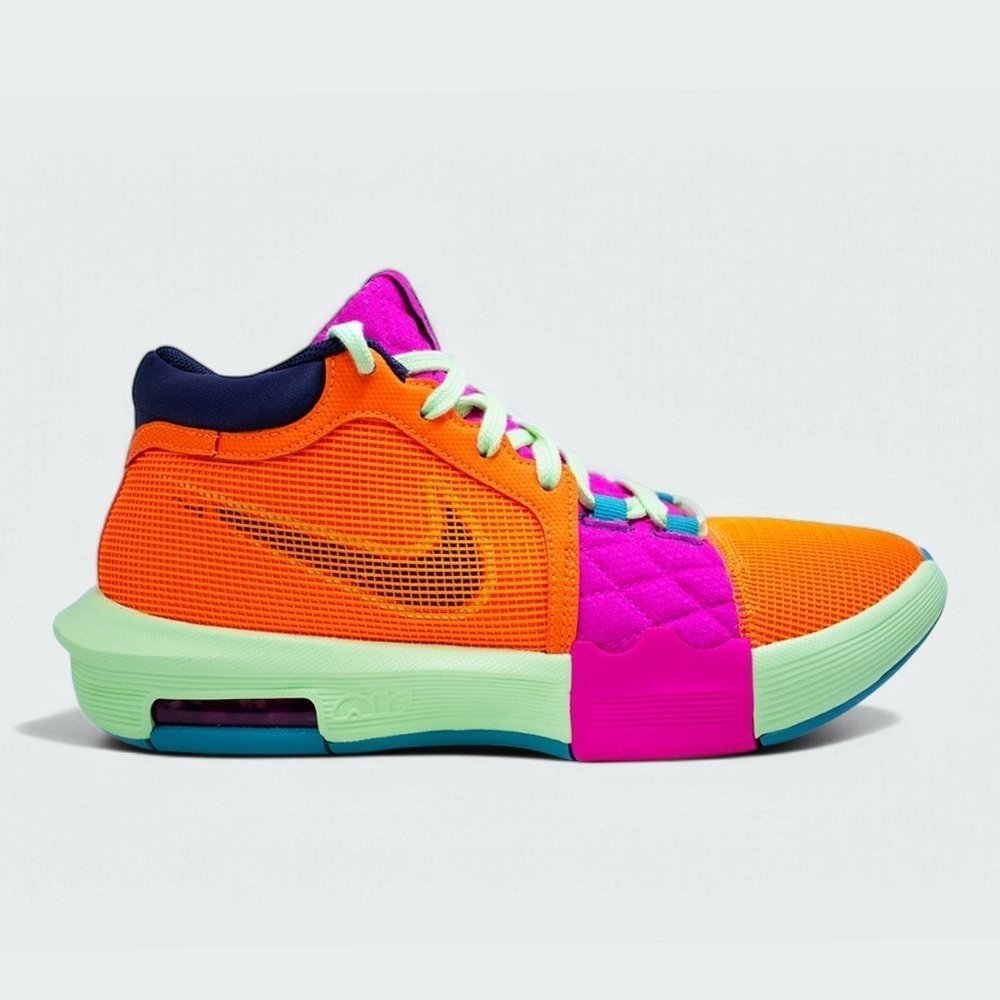 Tenis Nike Lebron Witness VIII - masculino - laranja e rosa