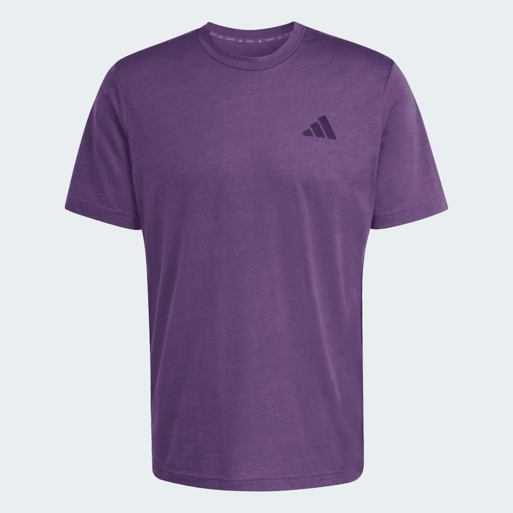 Camiseta Train Essentials Training Feelready Três Listras Roxo 4
