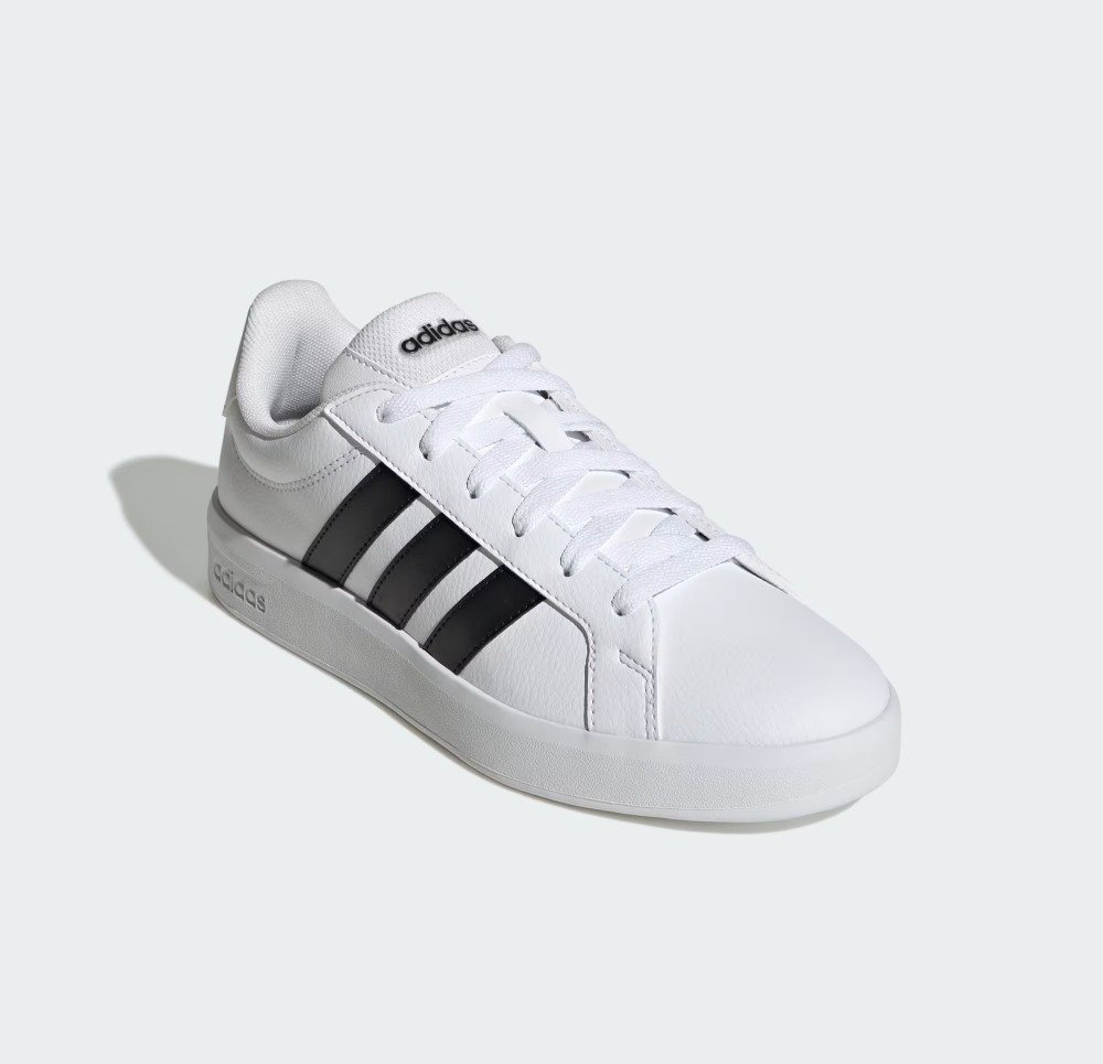 Tênis Adidas Grand Court 3 0 – feminino – branco e preto Branco 2