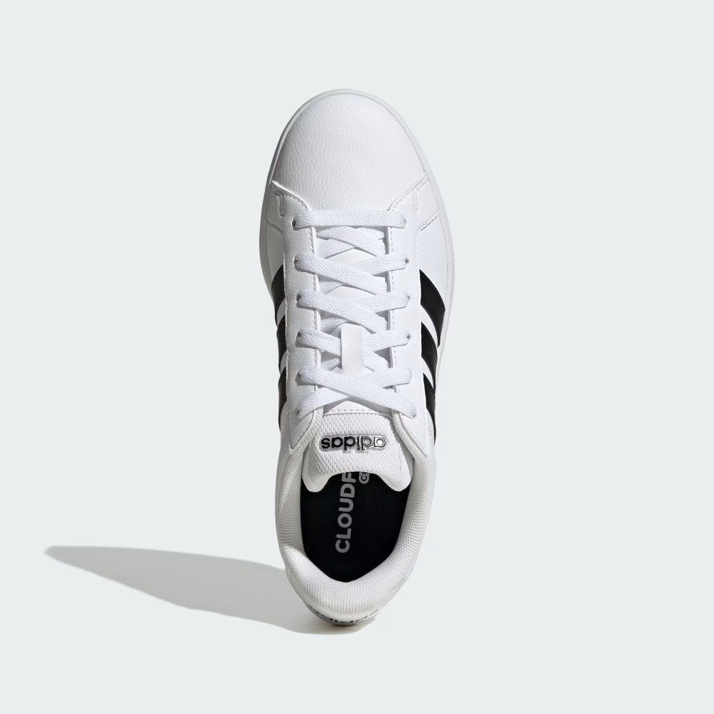 Tênis Adidas Grand Court 3 0 – feminino – branco e preto Branco 5