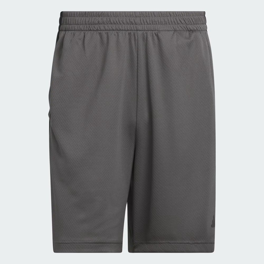 Shorts Adidas 3 Listras – masculino – cinza e preto