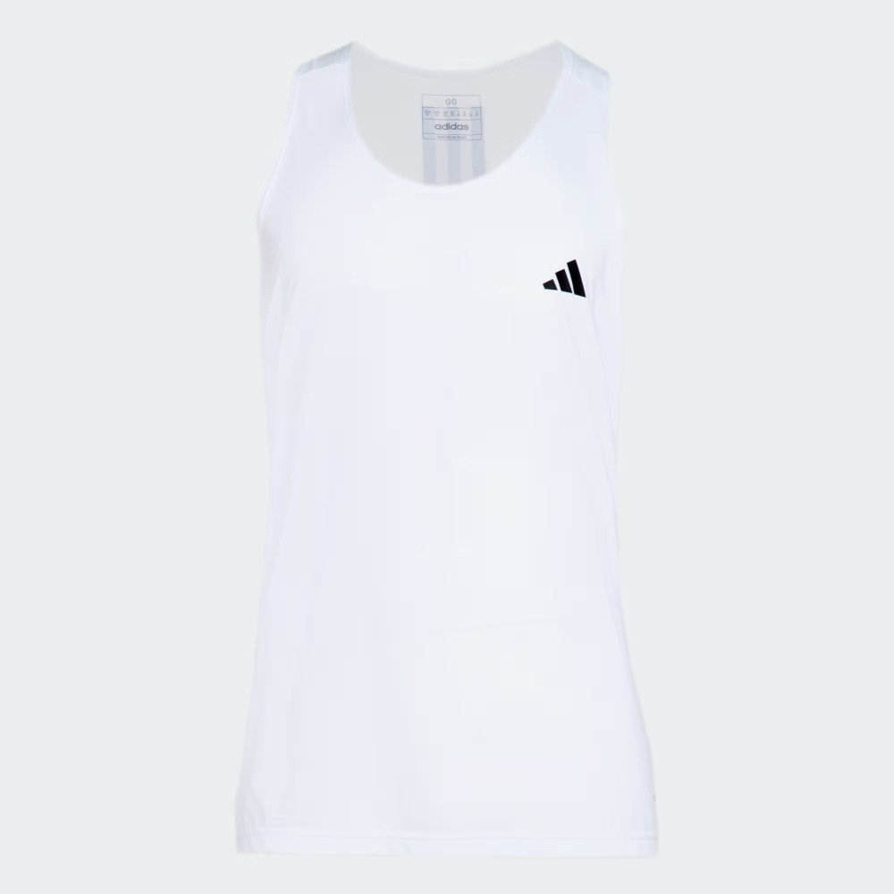 Regata Adidas Own The Run 3 Listras – feminino – branco e preto 