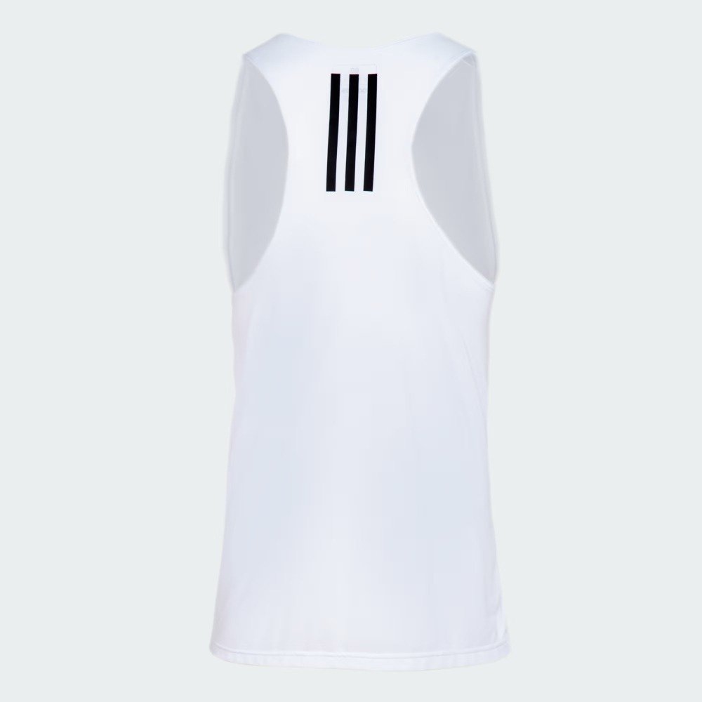 Regata Adidas Own The Run 3 Listras – feminino – branco e preto Branco 2