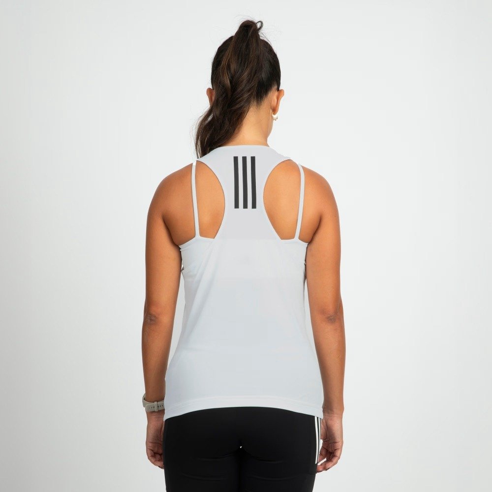 Regata Adidas Own The Run 3 Listras – feminino – branco e preto Branco 3