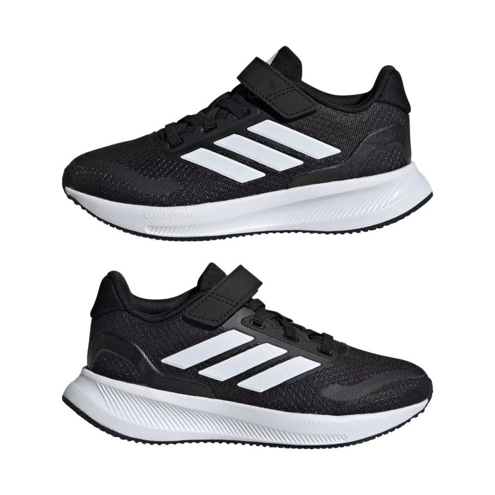 Tênis Adidas Runfalcon 5 El C – unissex – preto e branco Preto 6