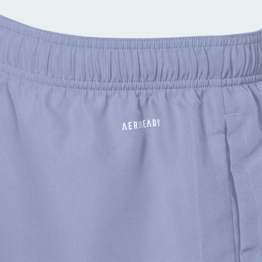 Shorts Malha Plana Aeroready Cinza 4