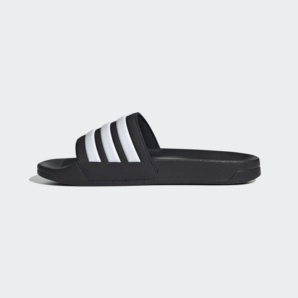Chinelo Adidas Adilette Shower – unissex – preto e branco Preto 3