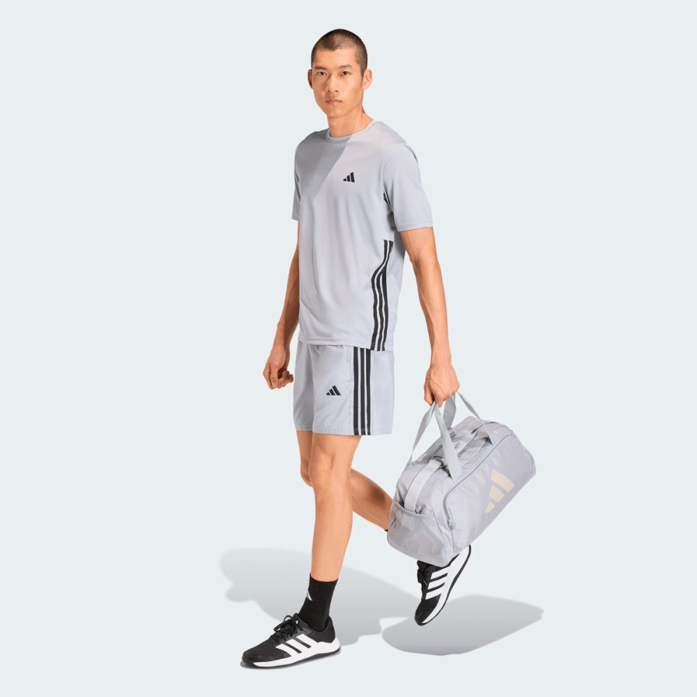 CAMISETA WORKOUT ESSENTIALS BASE TRÊS LISTRAS Cinza 5