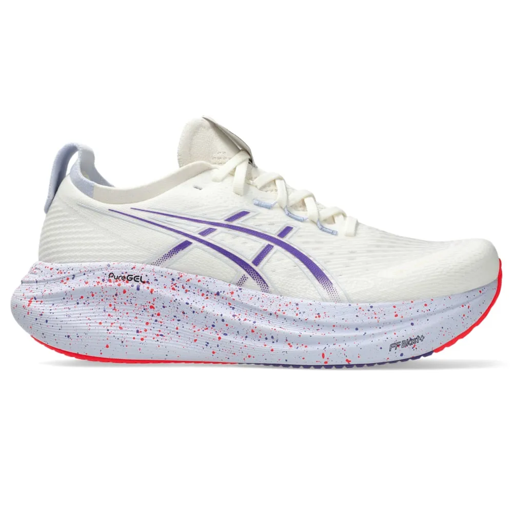 Tênis Asics Gel Nimbus 27 Tokyo - masculino - branco e roxo