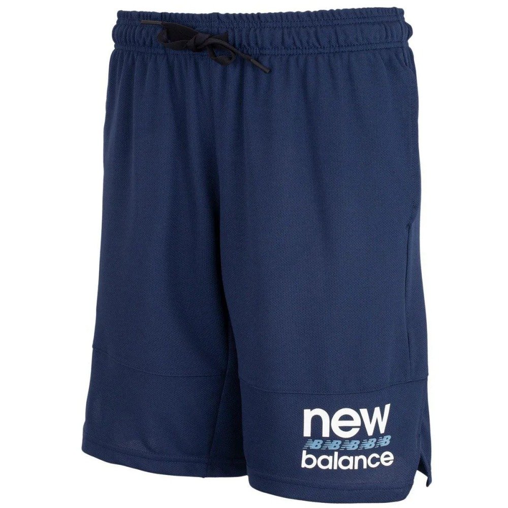 Bermuda New Balance Graphic 9 – masculino – azul e branco