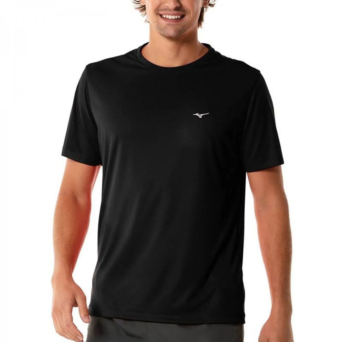 Camiseta Mizuno Energy - masculino - preto