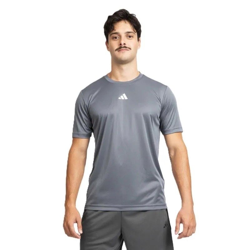 Camiseta Adidas Treino Basica – masculino – cinza