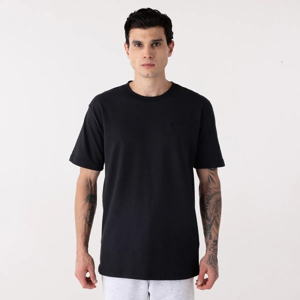 Camiseta New Balance Small Logo – masculino – preto
