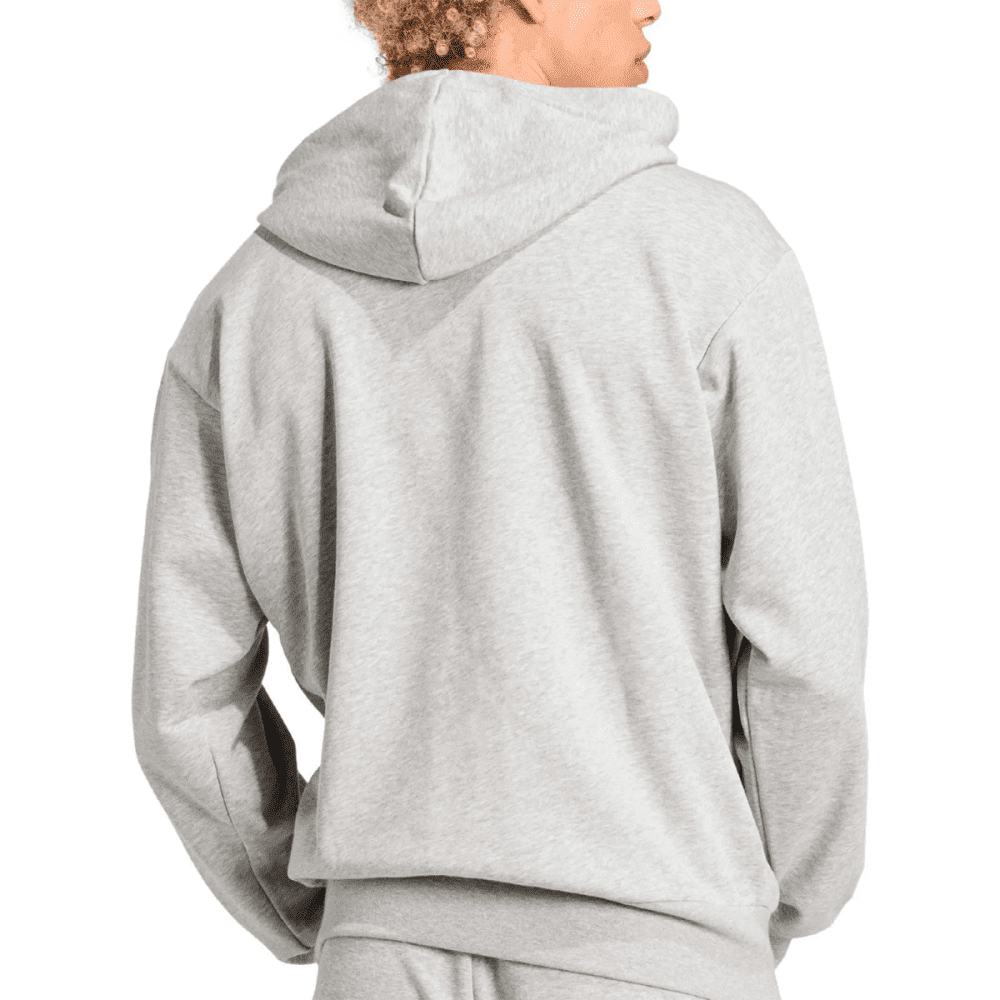Moletom Canguru Adidas Terry Essentials Cinza 2