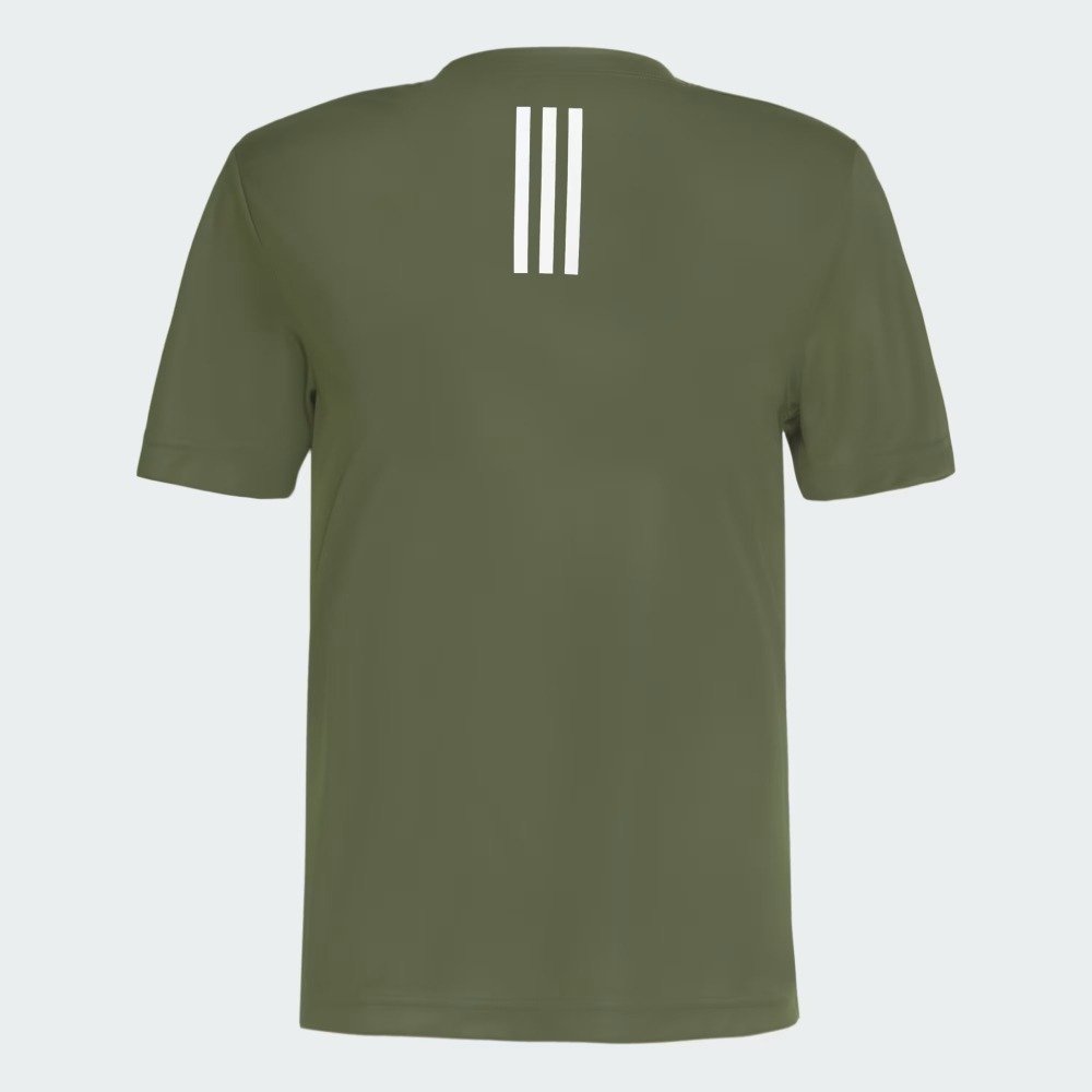 CAMISETA ADIDAS OWN THE RUN 3 LISTRS Verde 2