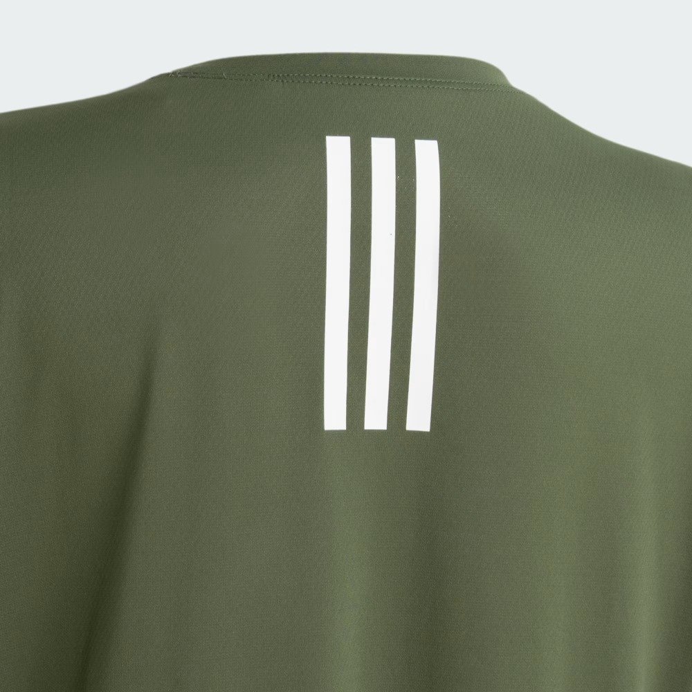 CAMISETA ADIDAS OWN THE RUN 3 LISTRS Verde 5