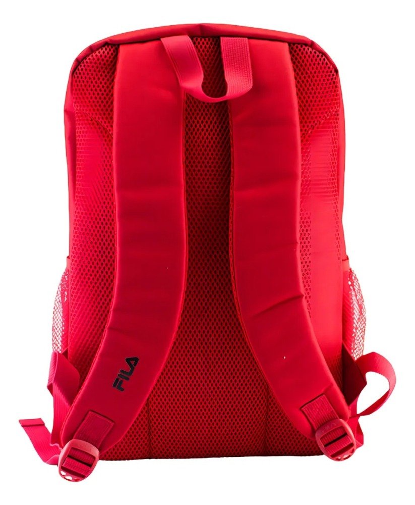 Mochila Fila Cut Logo Letter – unissex – vermelho e preto Vermelho 2