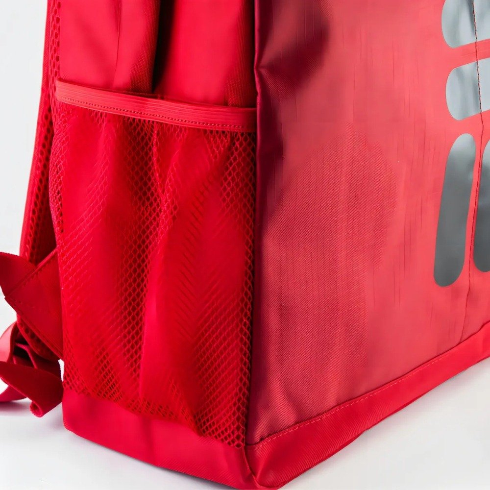 Mochila Fila Cut Logo Letter – unissex – vermelho e preto Vermelho 5