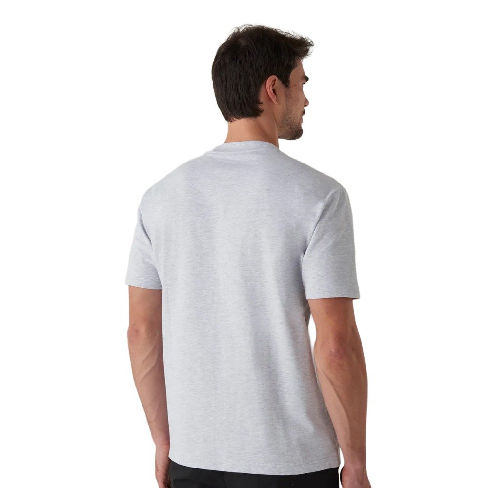 Camiseta Athletics Relaxed Premium Chest Logo Masculina Cinza 4