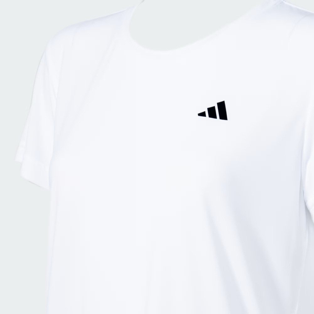 Camiseta Adidas Own The Run 3 Listras – feminino – branco e preto Branco 3