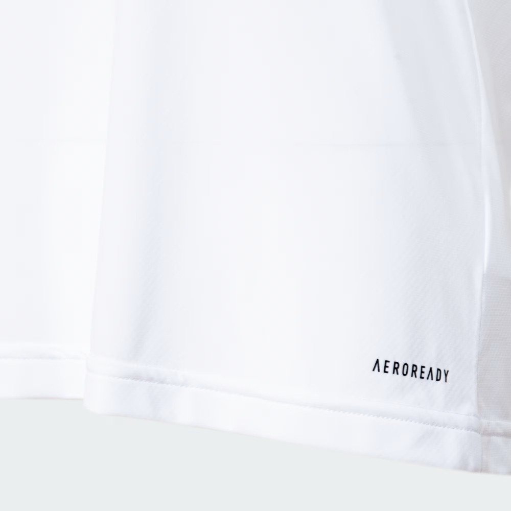 Camiseta Adidas Own The Run 3 Listras – feminino – branco e preto Branco 4