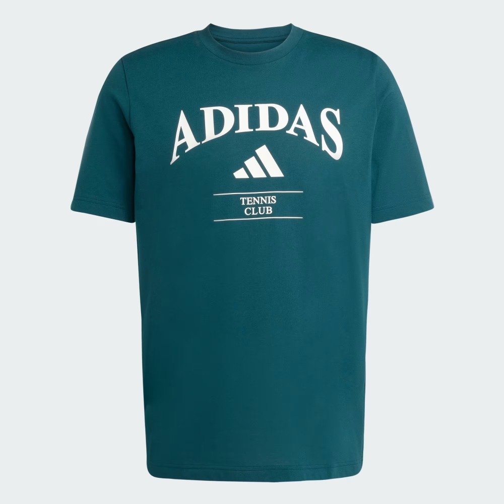 Camiseta Adidas Gráfica Heritage – masculino – verde e branco