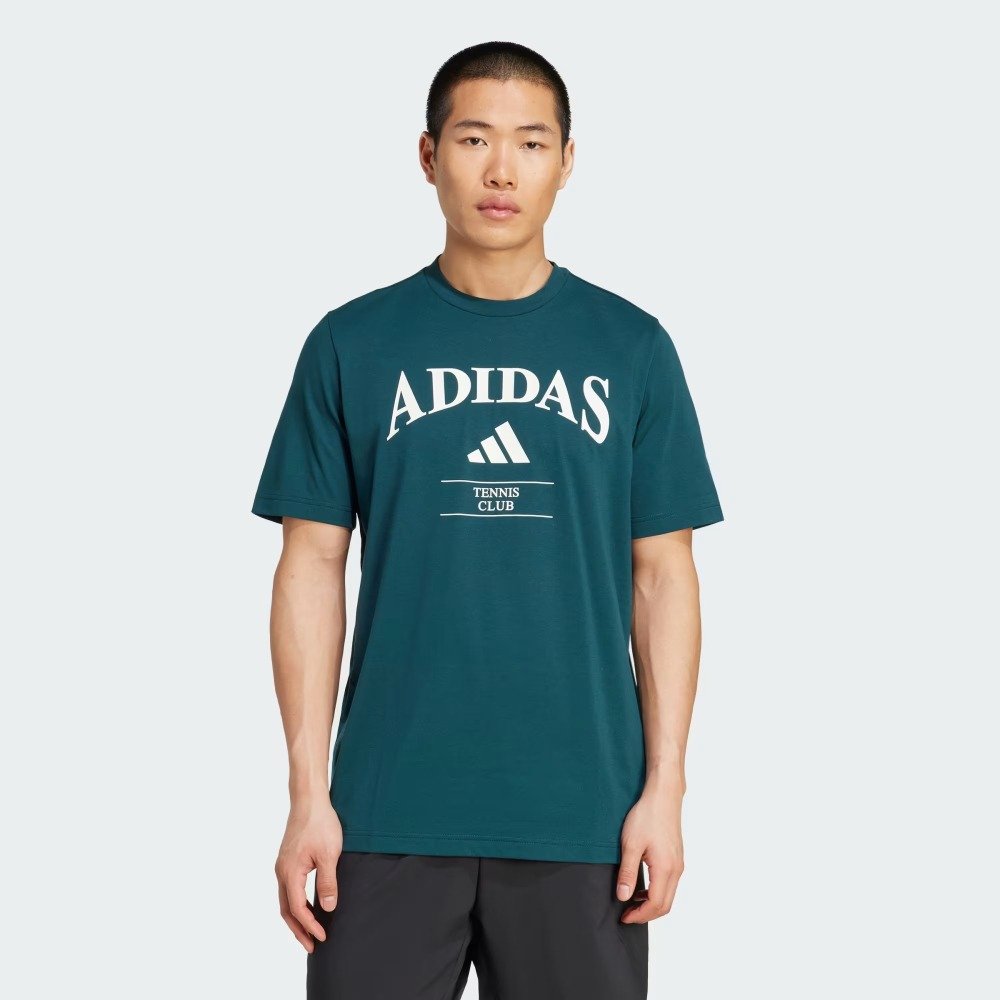Camiseta Adidas Gráfica Heritage – masculino – verde e branco Verde 2