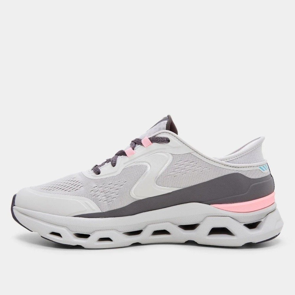 Tênis Skechers Glide-Step Altus – feminino – cinza e rosa Cinza 6
