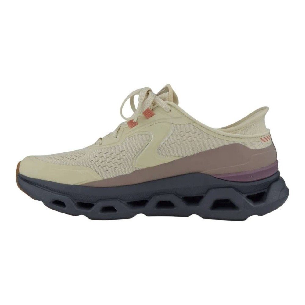 Tênis Skechers Glide-Step Atlus - feminino - bege e marrom Bege 3