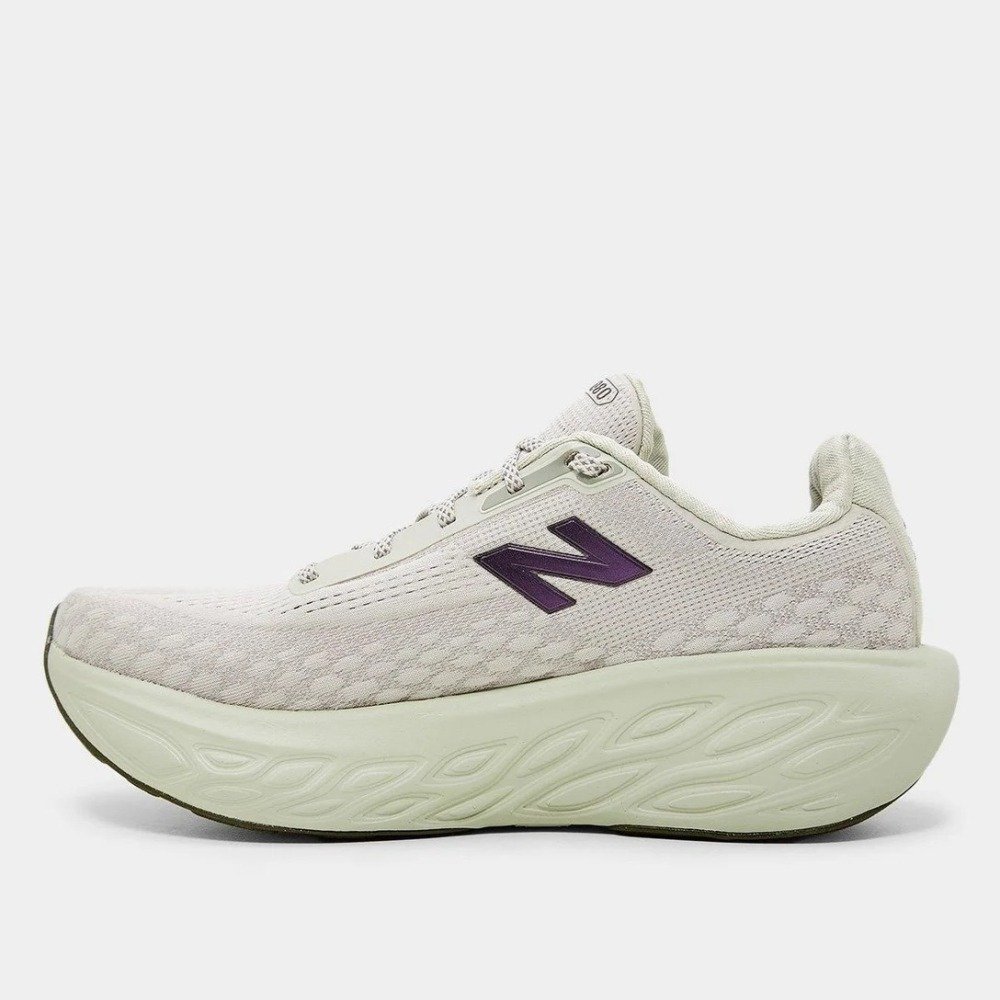 Tenis Running New Balance Fresh Foam X 1080 V14- Feminino - Bege Bege 4